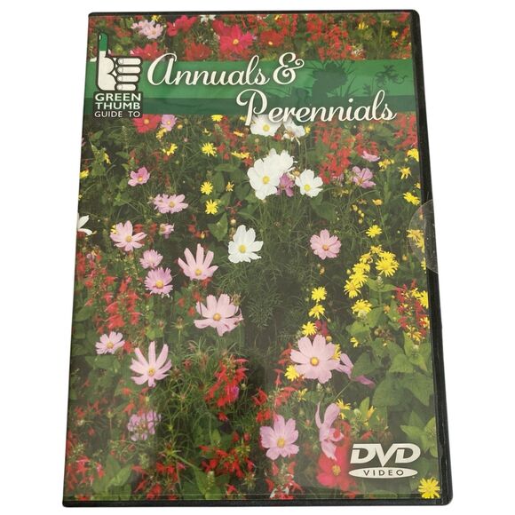 Green Thumb Guide to Annuals & Perennials DVD Video Gardening Tips Rock Gardens - Picture 1 of 6